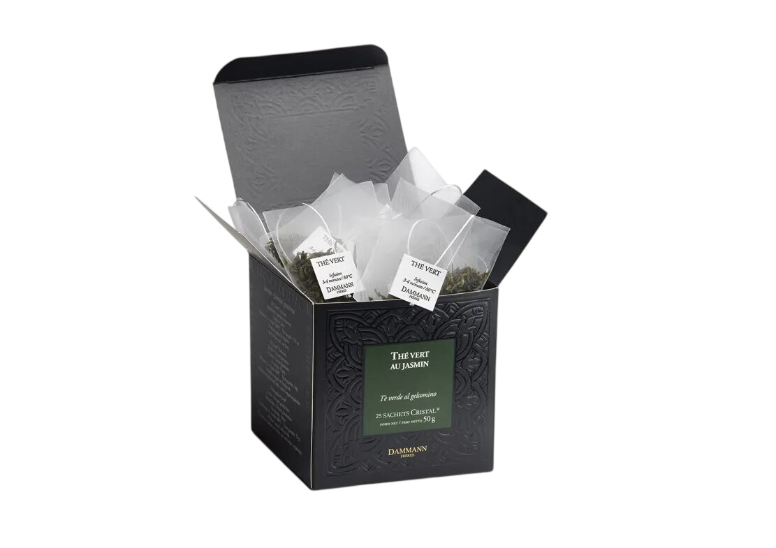 421936 Dammann Frères Grüner Tee (aromatisiert) - Jasmin (25 Beutel) - Slika 1