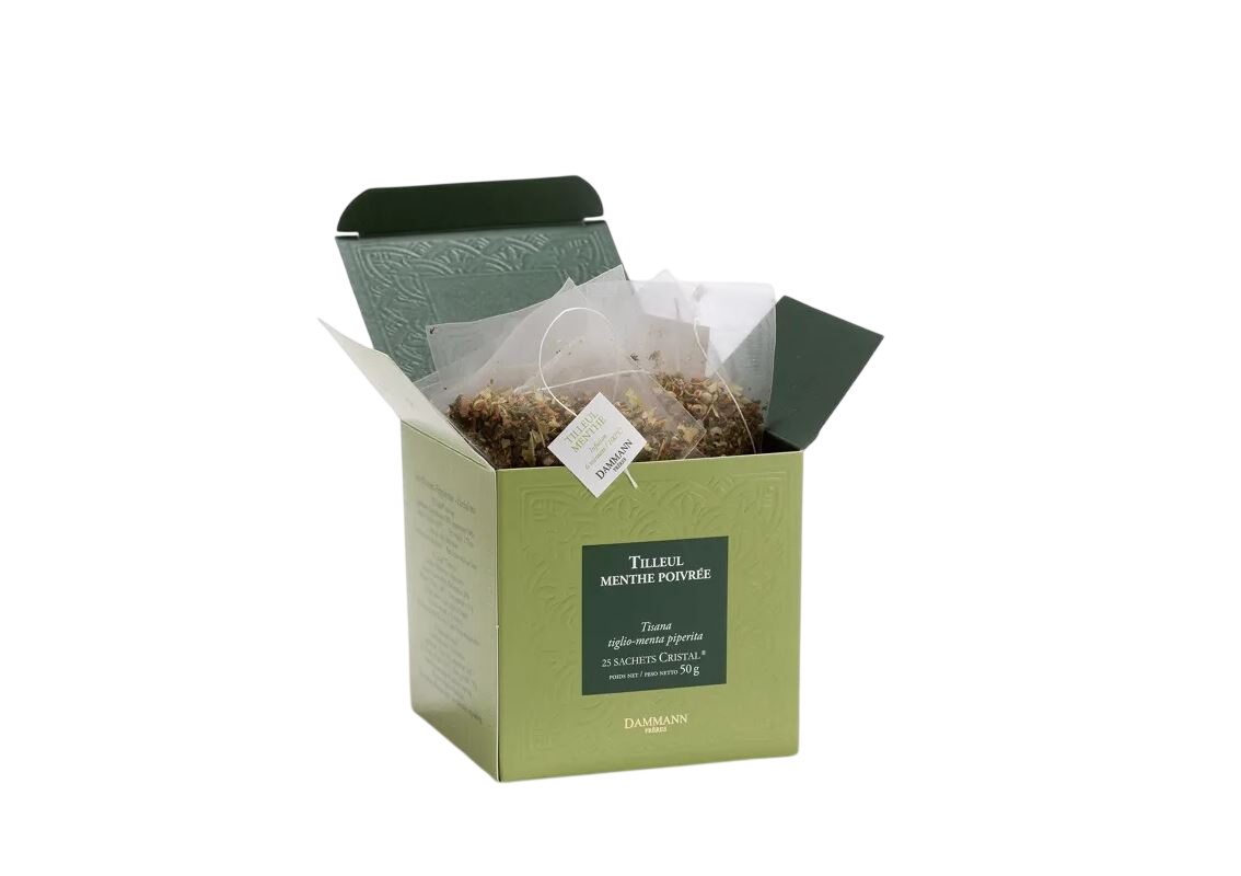 421941 Dammann Frères Kräutertee - Lindenblüte-Pfefferminze (25 Beutel) - Slika 1