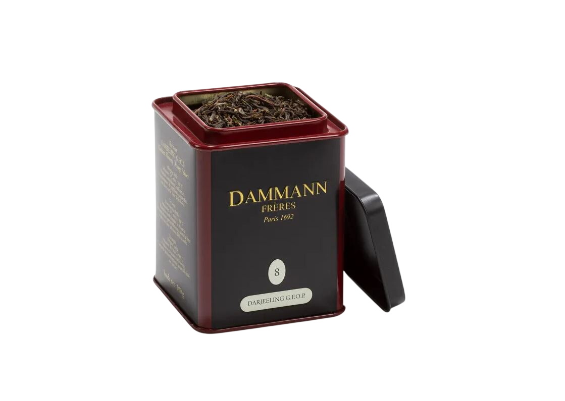421945 Dammann Frères Schwarztee - Darjeeling (100 Gramm Dose, loser Tee) - Slika 1