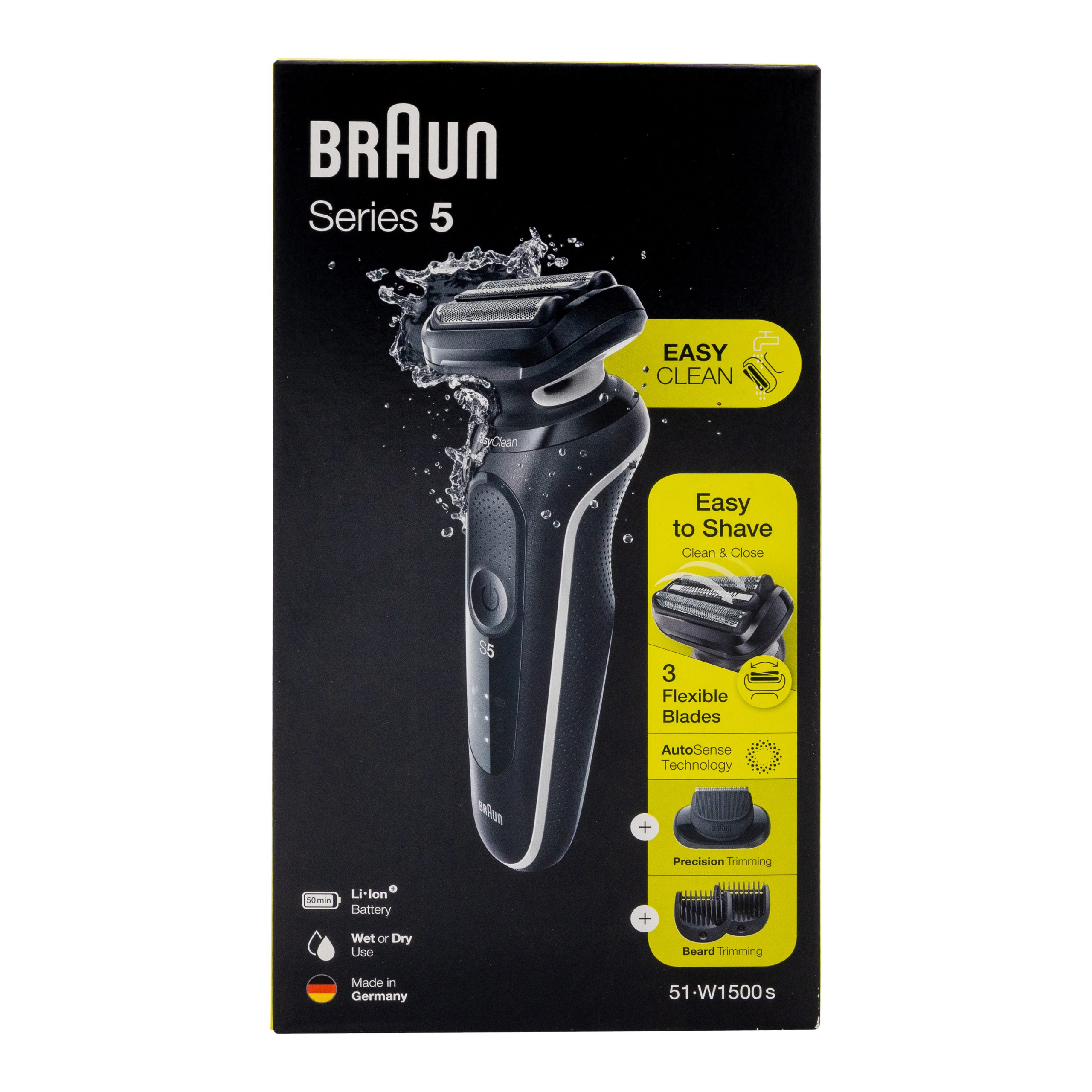 368308 Braun Series 5 51-W1500s Rasierer mit EasyClick - Slika 1