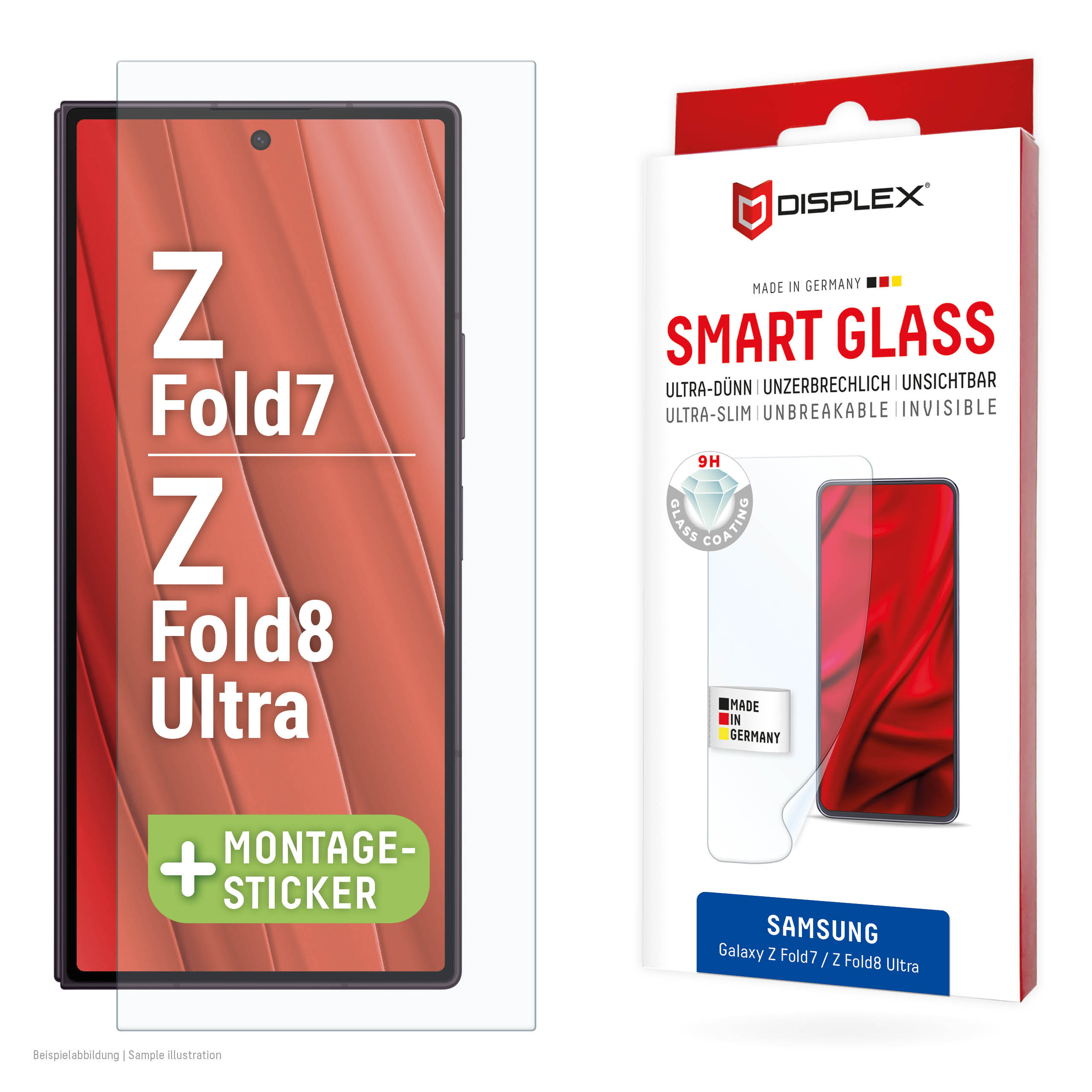 423367 DISPLEX Smart Glass für Samsung Z Flip7 Ultra/Z Flip8 Ultra - Slika 1