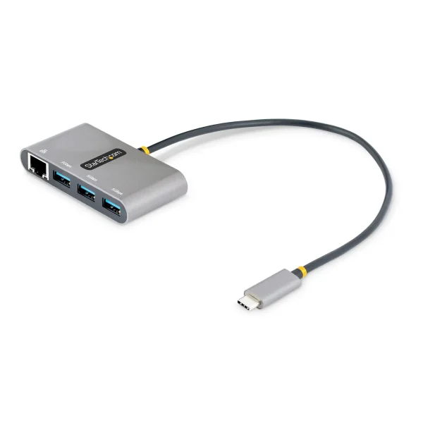 StarTech.com 3-Port USB-C Hub 3x USB-A USB 3.0 5 Gbit/s, Gigabit Ethernet