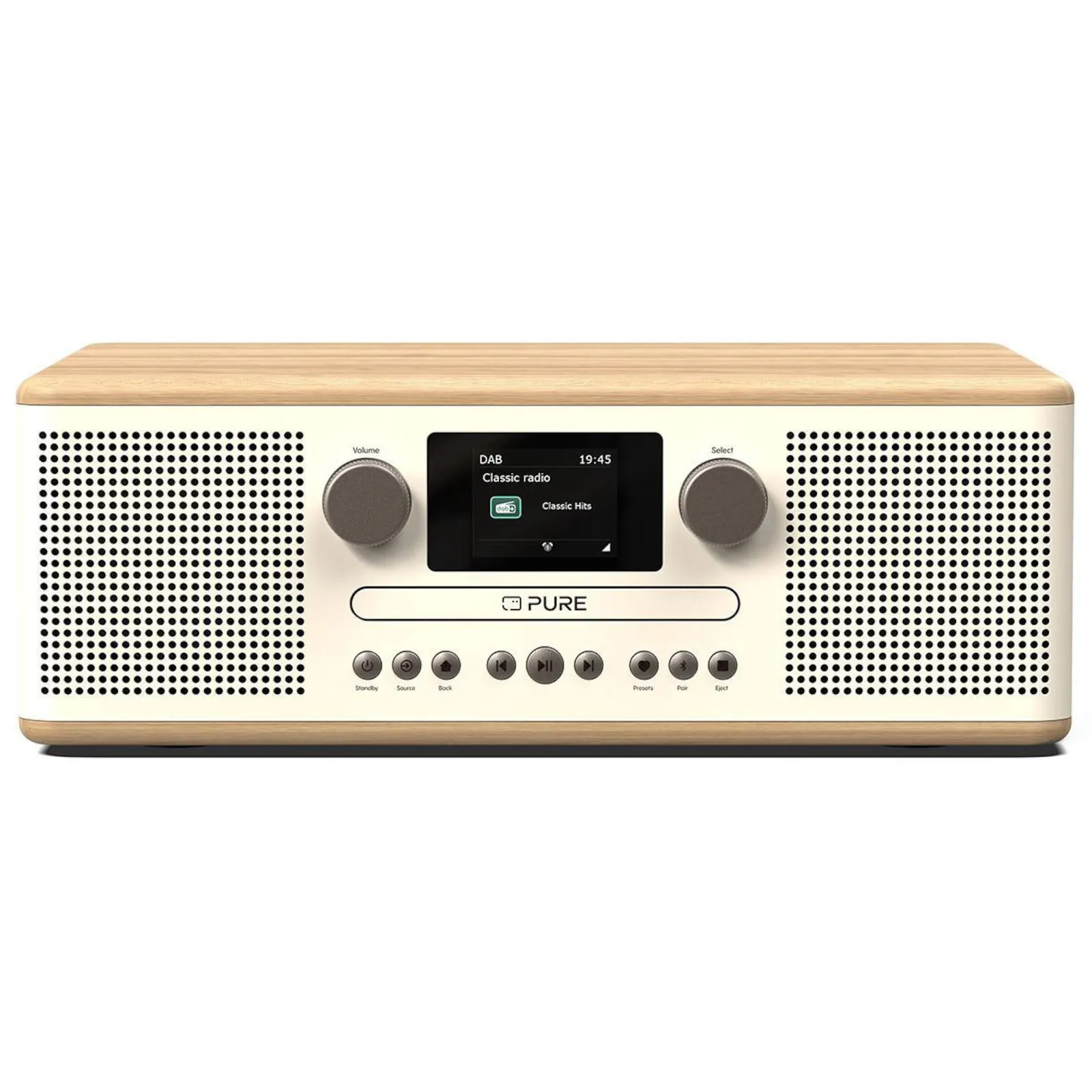 PI_439026825 Pure Classic C-D6 Digitalradio White/Oak EU/UK - Slika 1