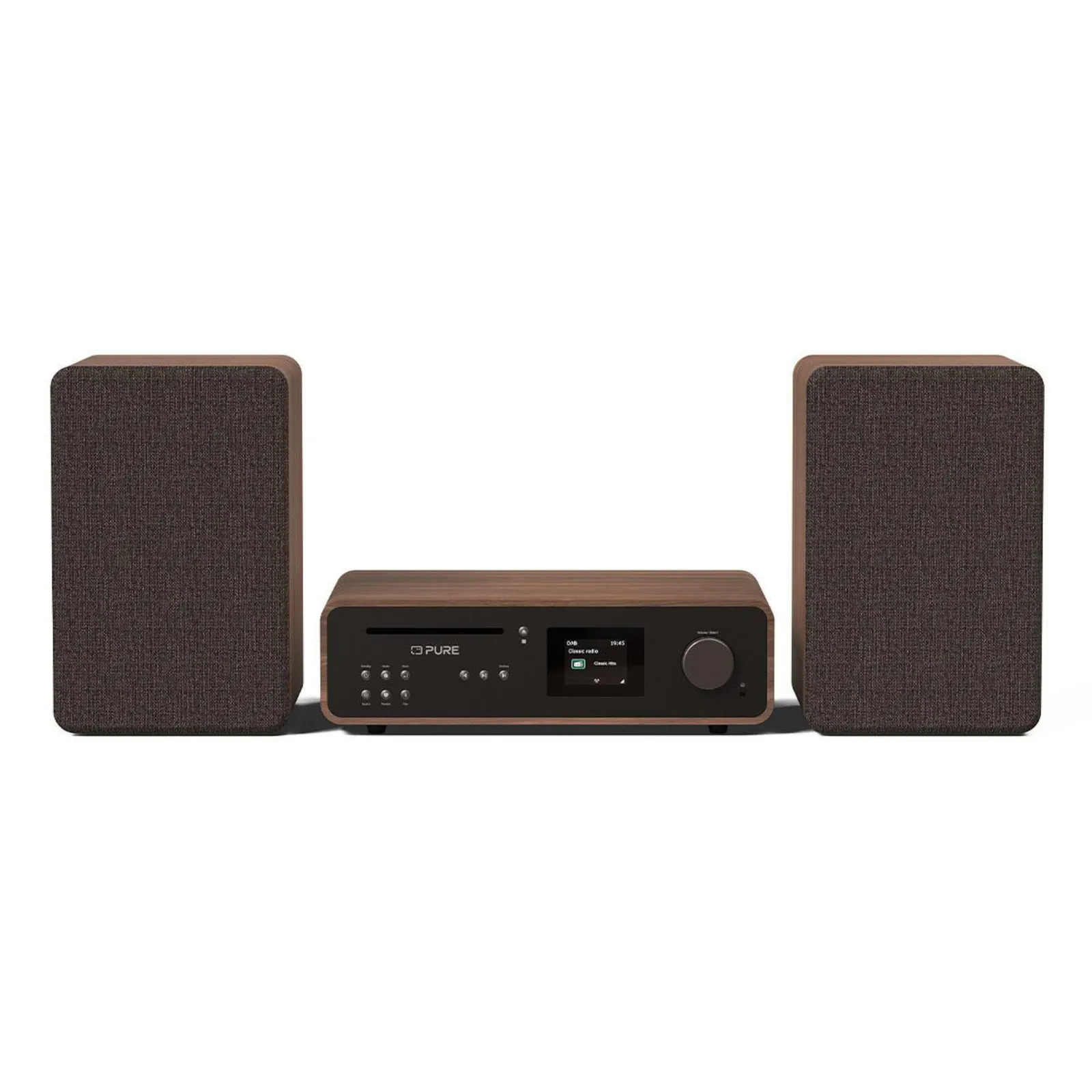 PI_440242992 Pure Classic Stereo Coffee Black/Walnut EU/UK - Slika 1