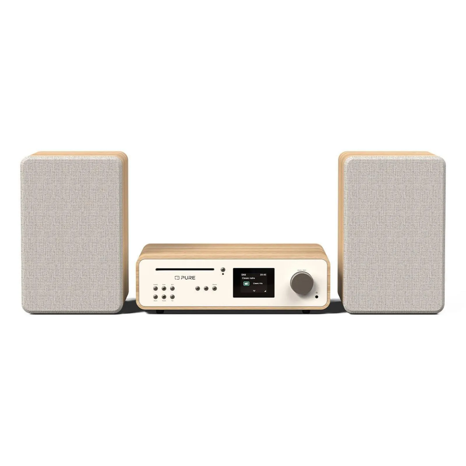 PI_440262058 Pure Classic Stereo Cotton White/Oak EU/UK - Slika 1