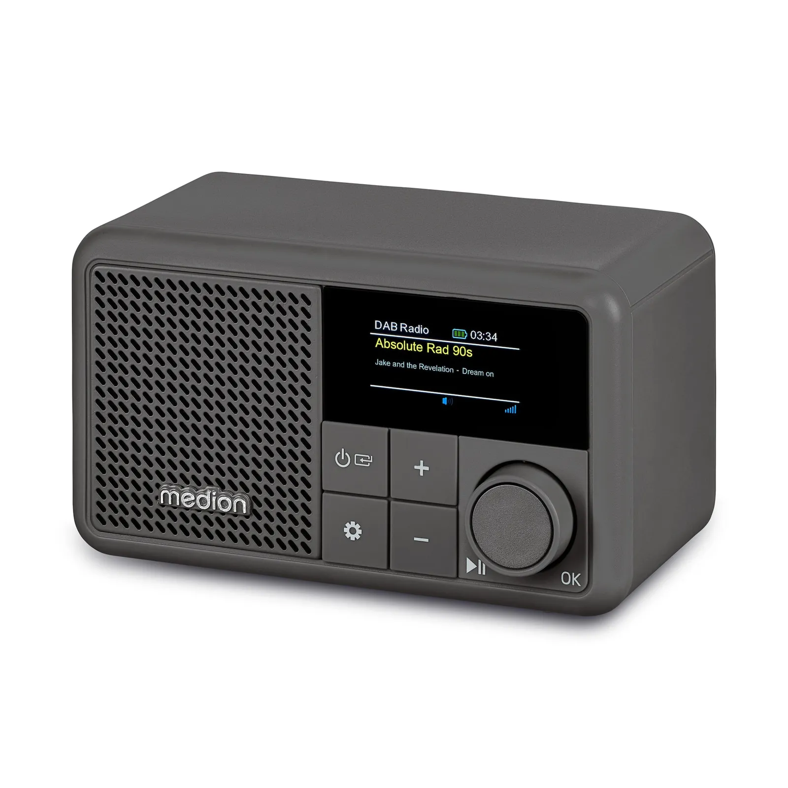 PI_728109835 Medion LIFE® S66822 Tragbares DAB+ Radio grau - Slika 1