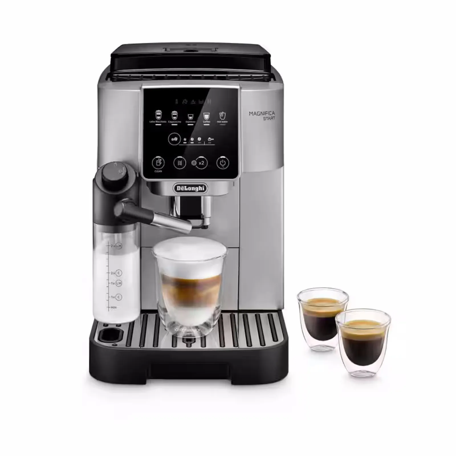 PI_772076623 DeLonghi ECAM220.80.SB Magnifica Start silber / schwarz - Slika 1