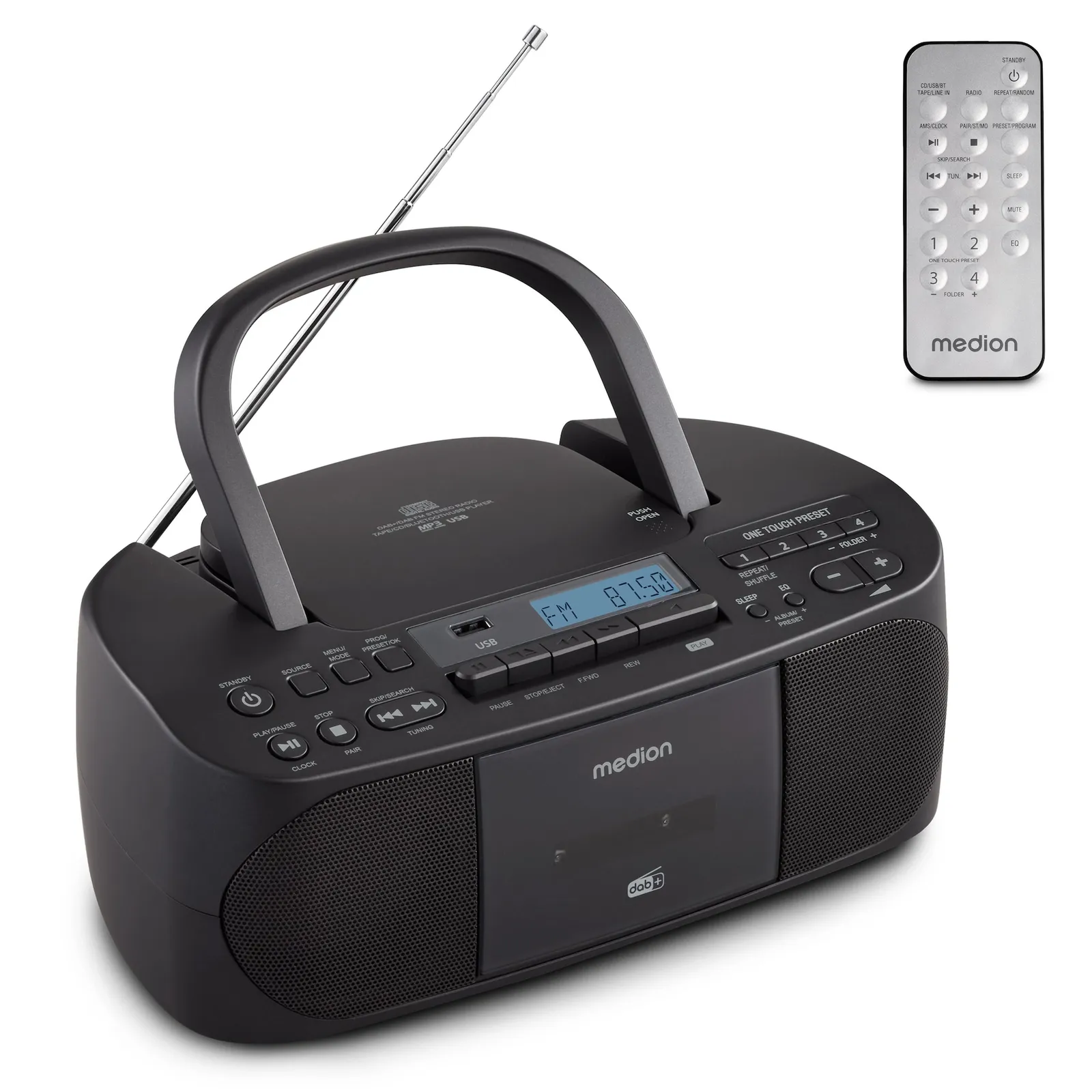 PI_772234940 MEDION® LIFE® DRX-1 Plus Boombox schwarz - Slika 1