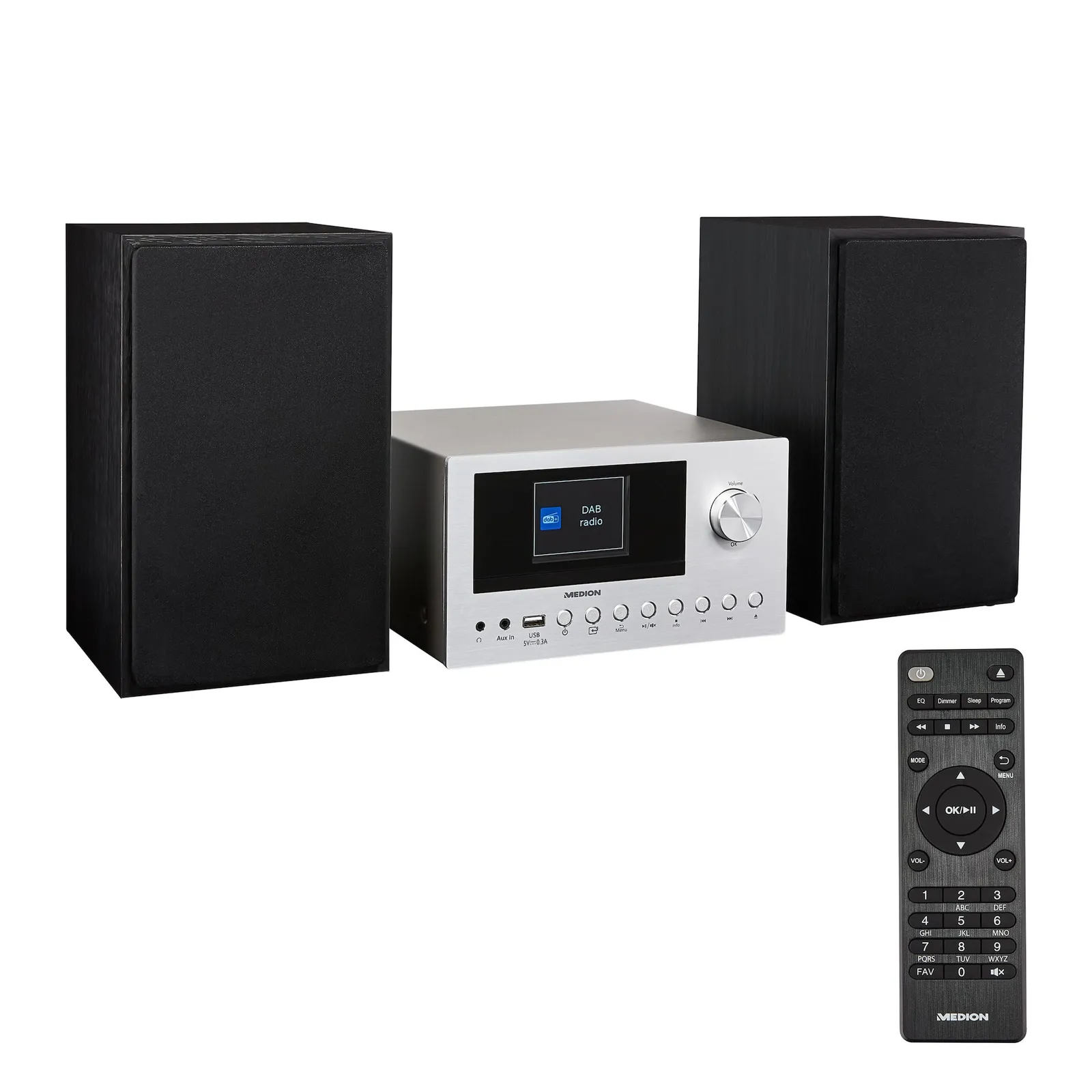 PI_772289302 Medion LIFE P85003 Micro-Audio-System silber - Slika 1