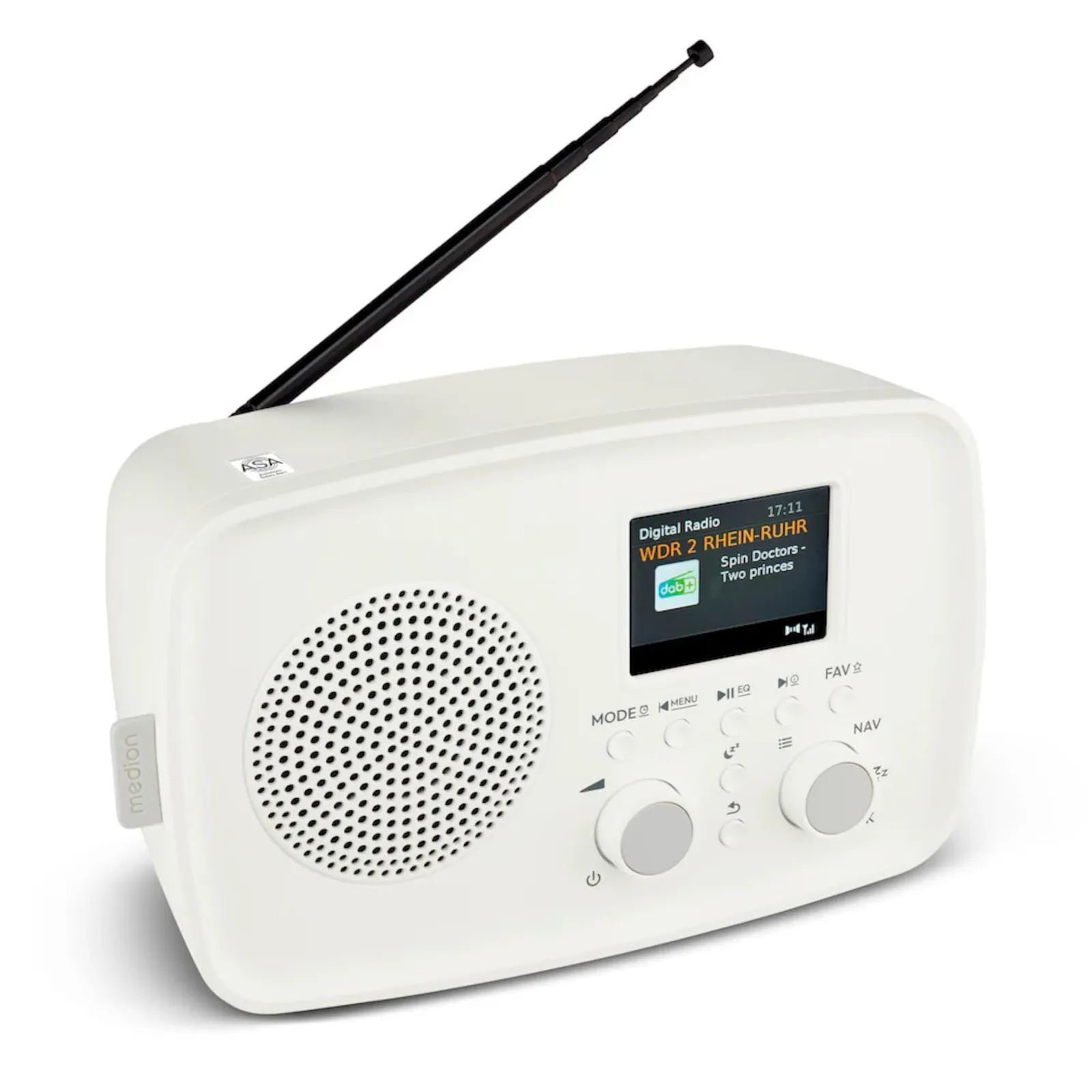 PI_772293806 Medion LIFE DAB+ Radio DRE-1 weiß - Slika 1