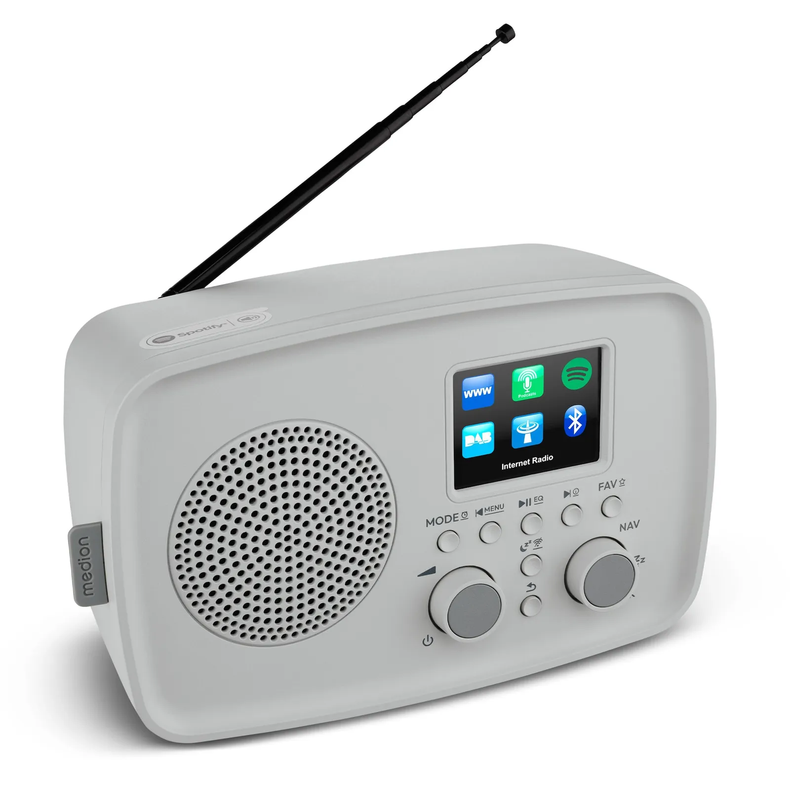 PI_772295444 Medion LIFE Internetradio IRE-1 grau - Slika 1