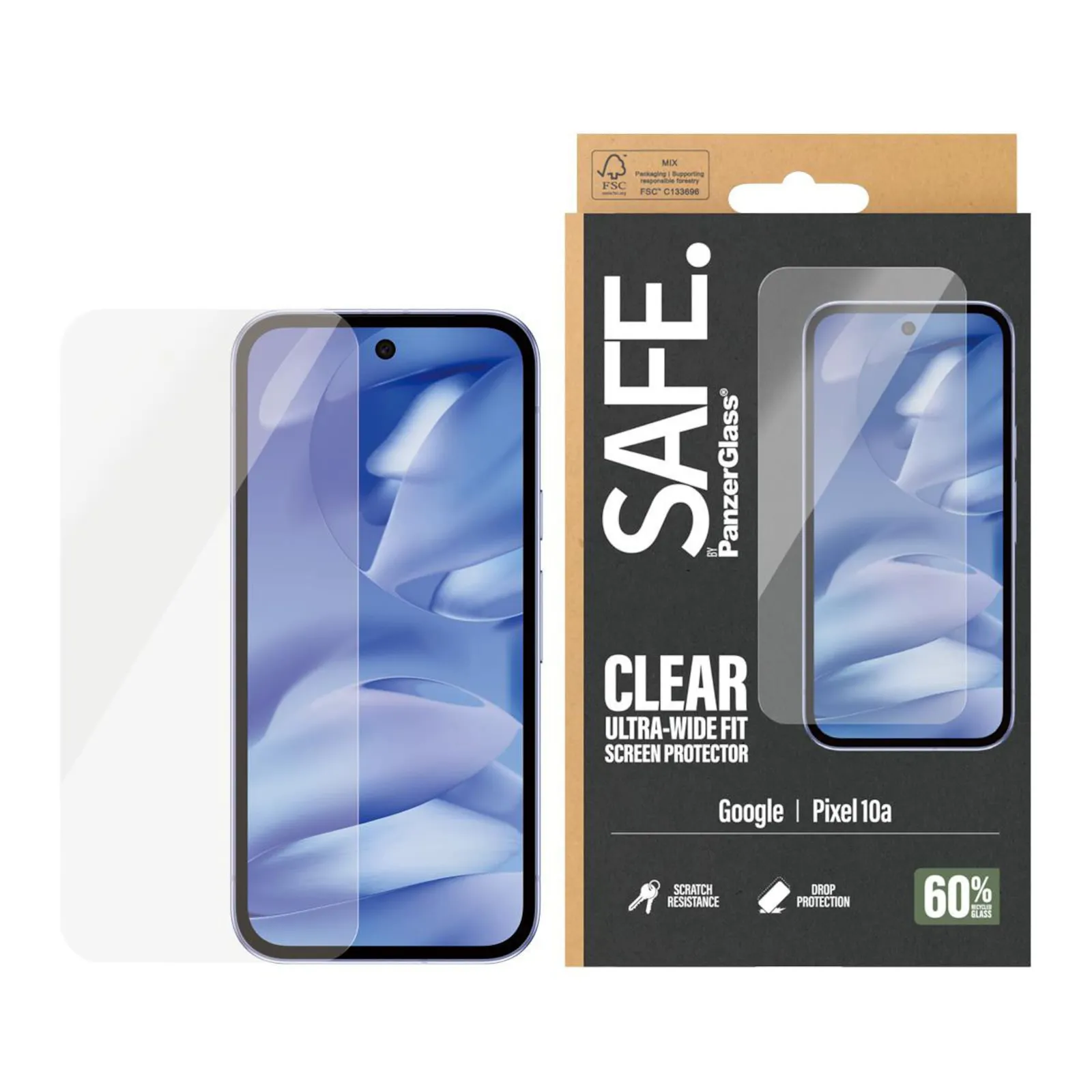PI_772397869 SAFE. by PanzerGlass Displayschutz Google Pixel 10a 5G Ultra-Wide Fit - Slika 1
