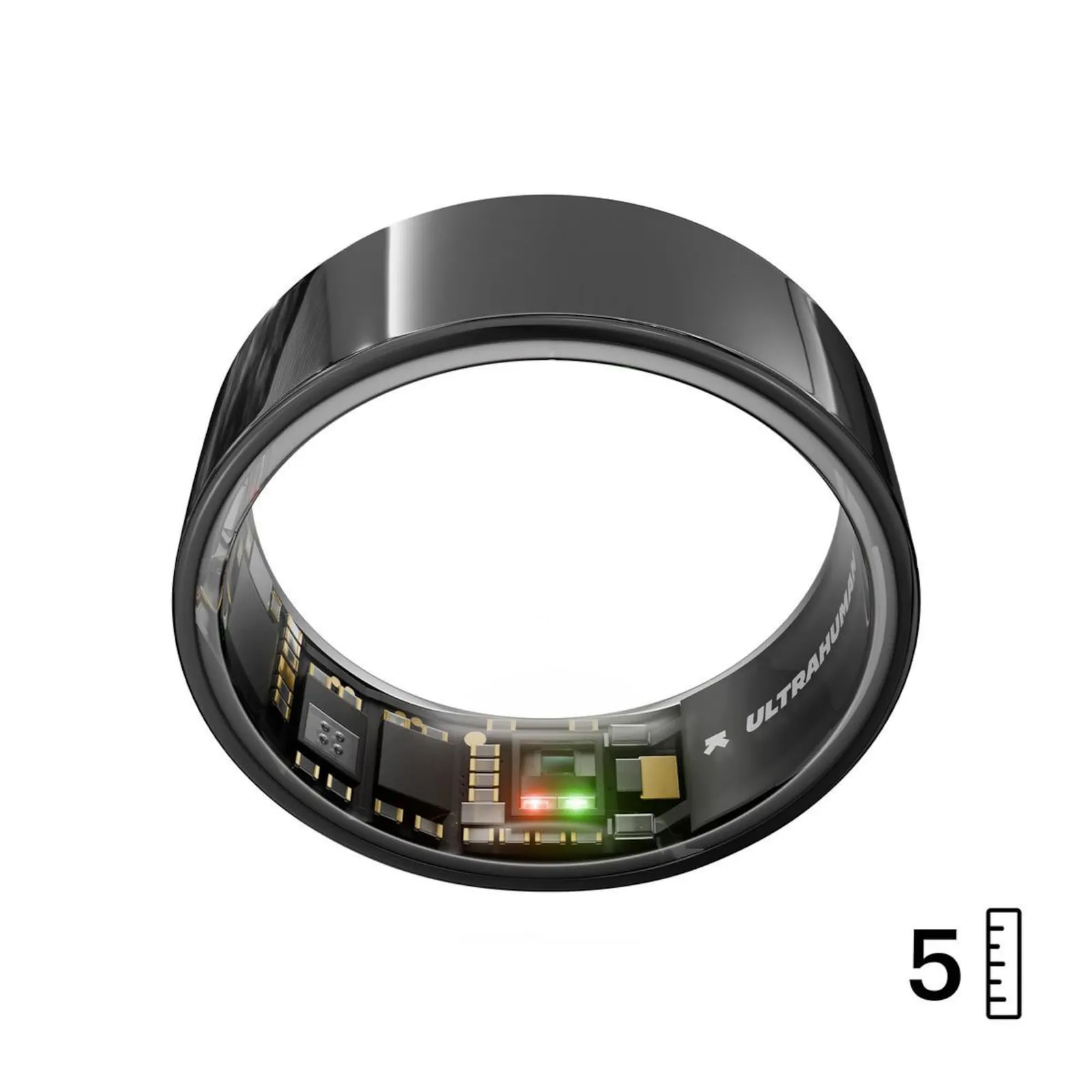 PI_773331227 Ultrahuman AIR Smart Ring Aster Black Größe 5 - Slika 1