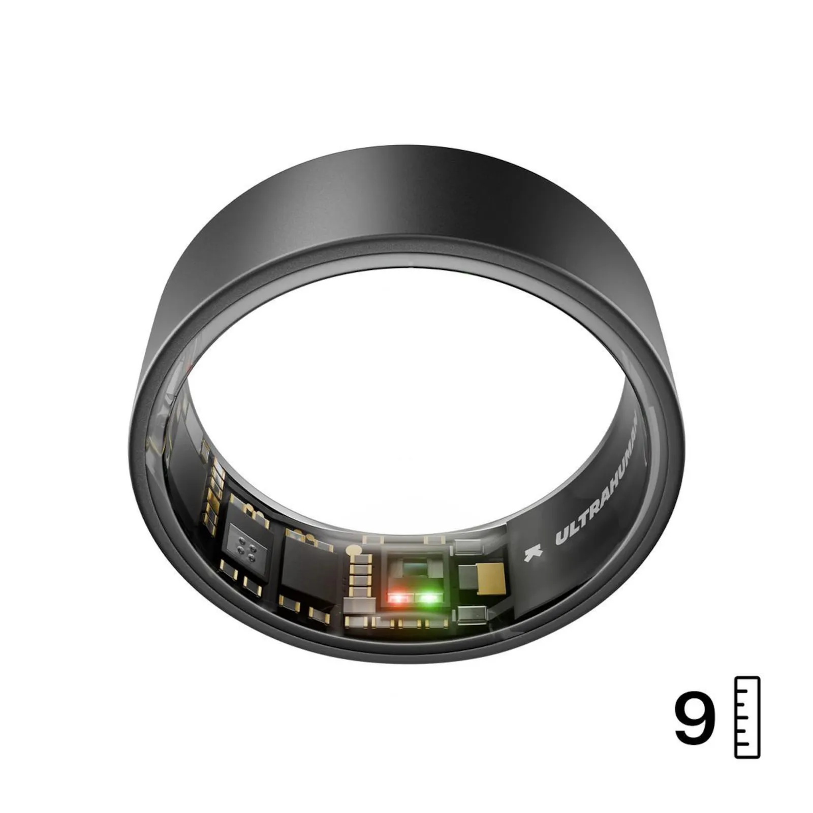 PI_773441898 Ultrahuman AIR Smart Ring Matte Grey Größe 9 - Slika 1