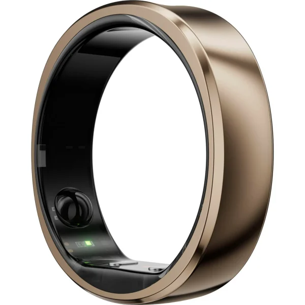 RingConn Smart Ring Gen2 Air für Frauen und Männer - Schlaf- und Fitness Tracking Wearable - Herzfrequenz - Dünengold Größe 13