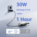 4smarts Powerbank Pocket mit USB-C Kabel 10000mAh - silber - Slika 3