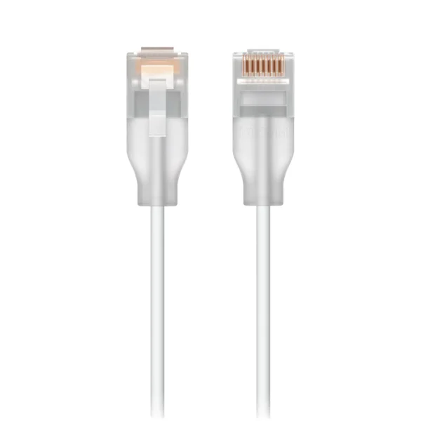Ubiquiti UniFi Etherlighting Patchkabel 1 m – Cat6 Netzwerkkabel mit RGB-Etherlighting, RJ45, Gigabit & PoE-Unterstützung (UACC-Cable-Patch-EL-1M-W)