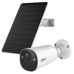Dahua Apollo Bullet C1 4G schwarz Bullet Camera (weiß) und Solarpanel