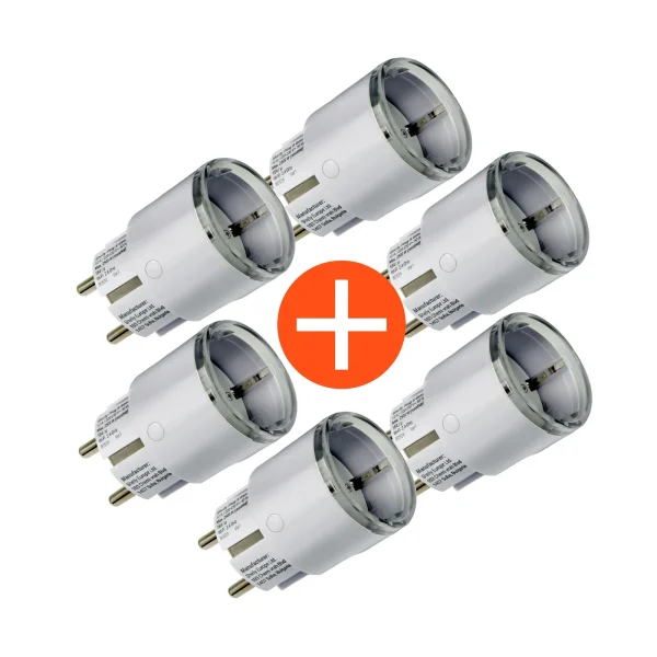 Shelly Plug S Gen3 Spaarbundle 6x Smarter Zwischenstecker 12A Messfunktion WLAN Matter BT weiß