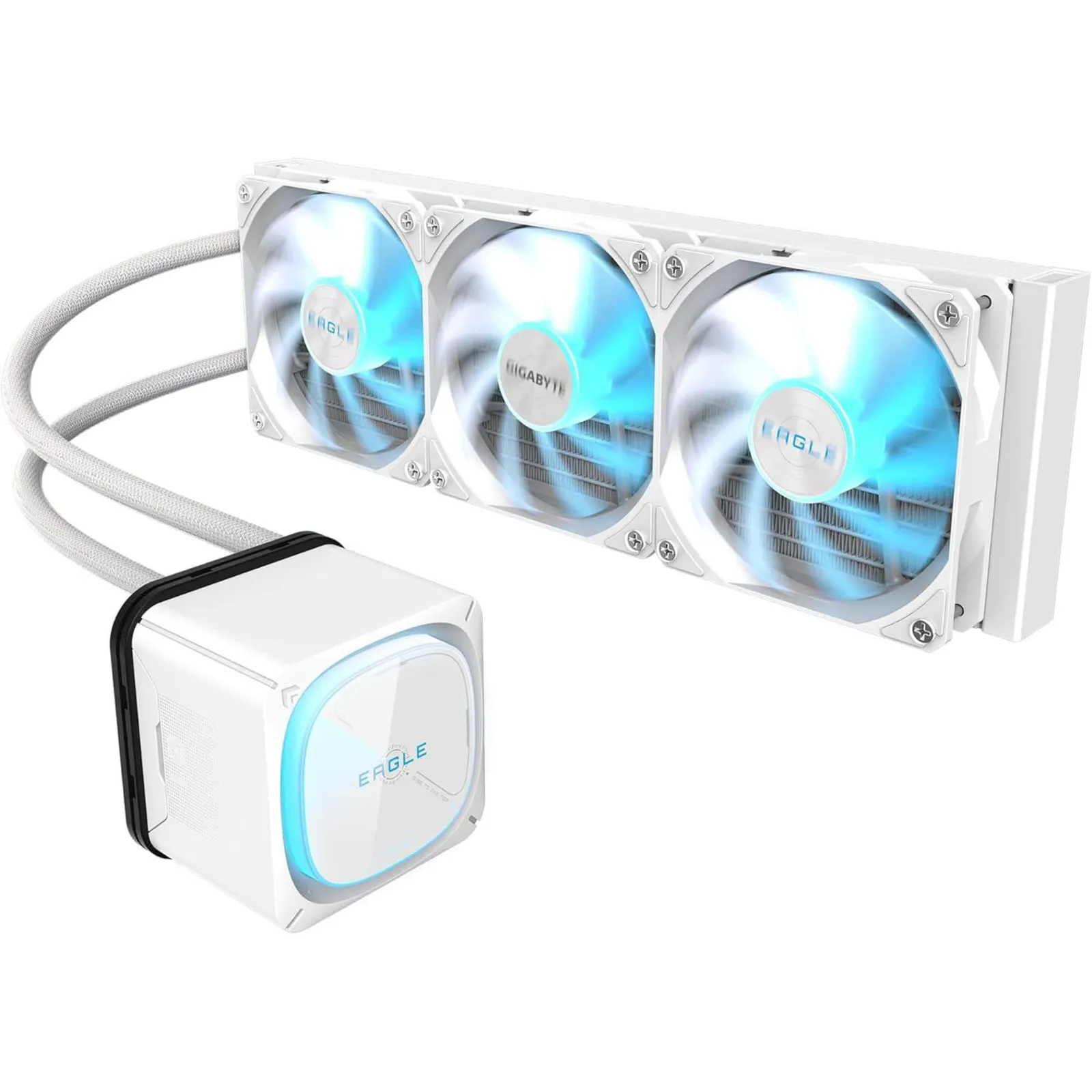 PI_786939527 GIGABYTE EAGLE 360 ICE Wasserkühlung für AMD und Intel CPU Weiß - Slika 1