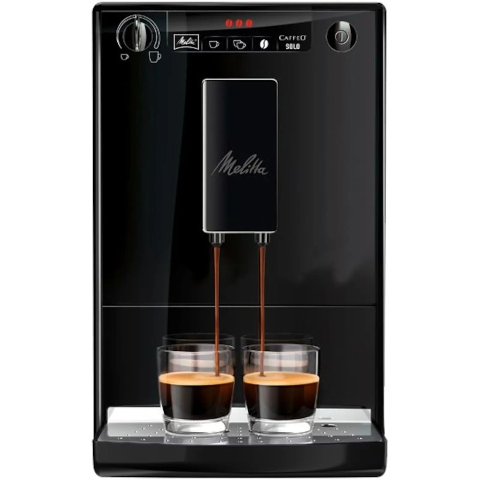 150929125640600701900038E Melitta Caffeo Solo E950-322 Kaffeevollautomat Pures Schwarz - Slika 1