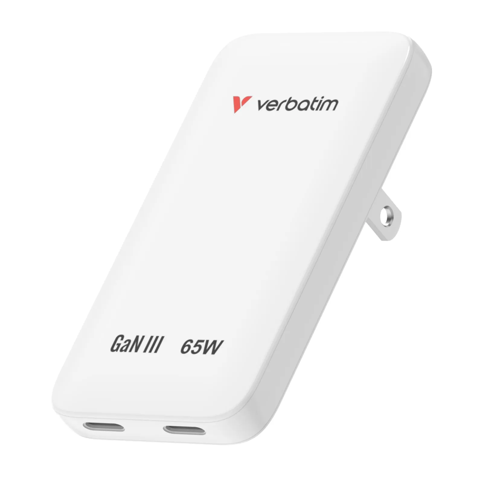153436163 Verbatim 30281 Essentials Slim GaN-Ladegerät 65W weiß - Slika 1
