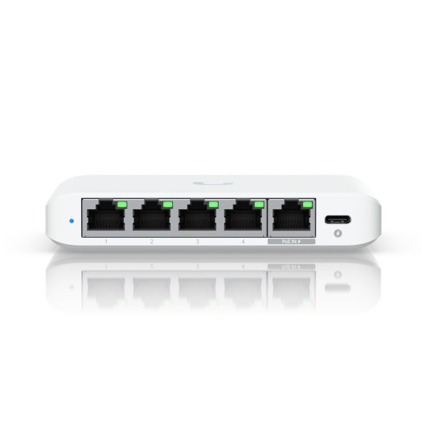 Ubiquiti UniFi Switch Flex Mini, 5-portni upravljivi swtich, 2.5 gigabit, PoE