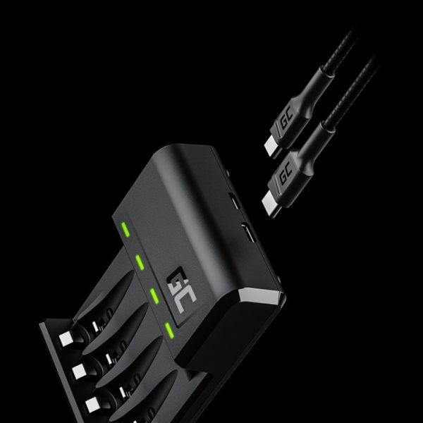 Green Cell punjač VitalCharger + 4x baterije AA 2000mAh Ni-MH