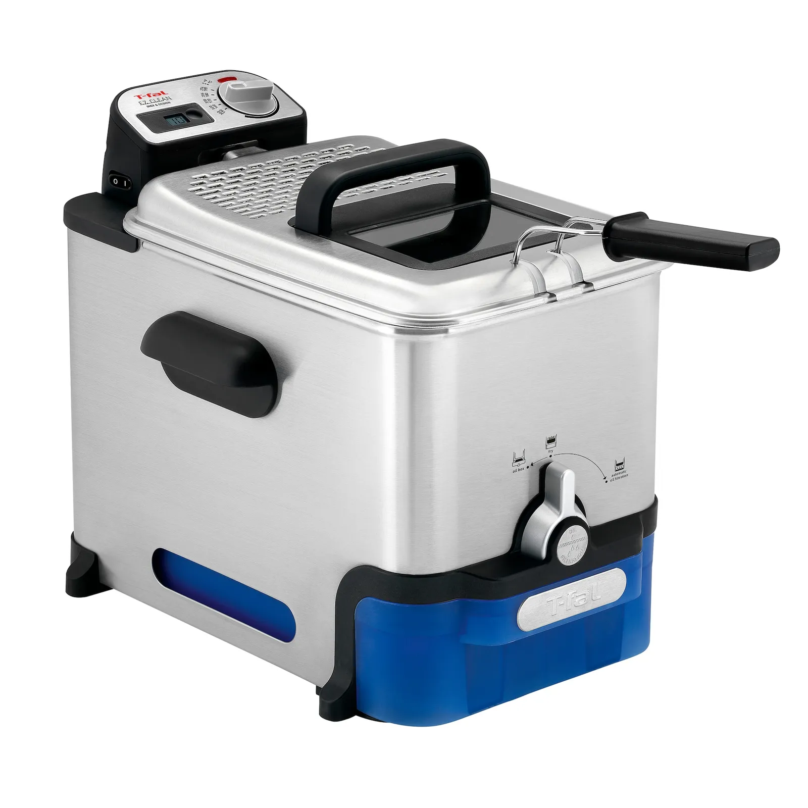 201112083845600301900002Y Tefal FR8040 Oleoclean Pro Inox & Design Fritteuse Edelstahl/Schwarz - Slika 1