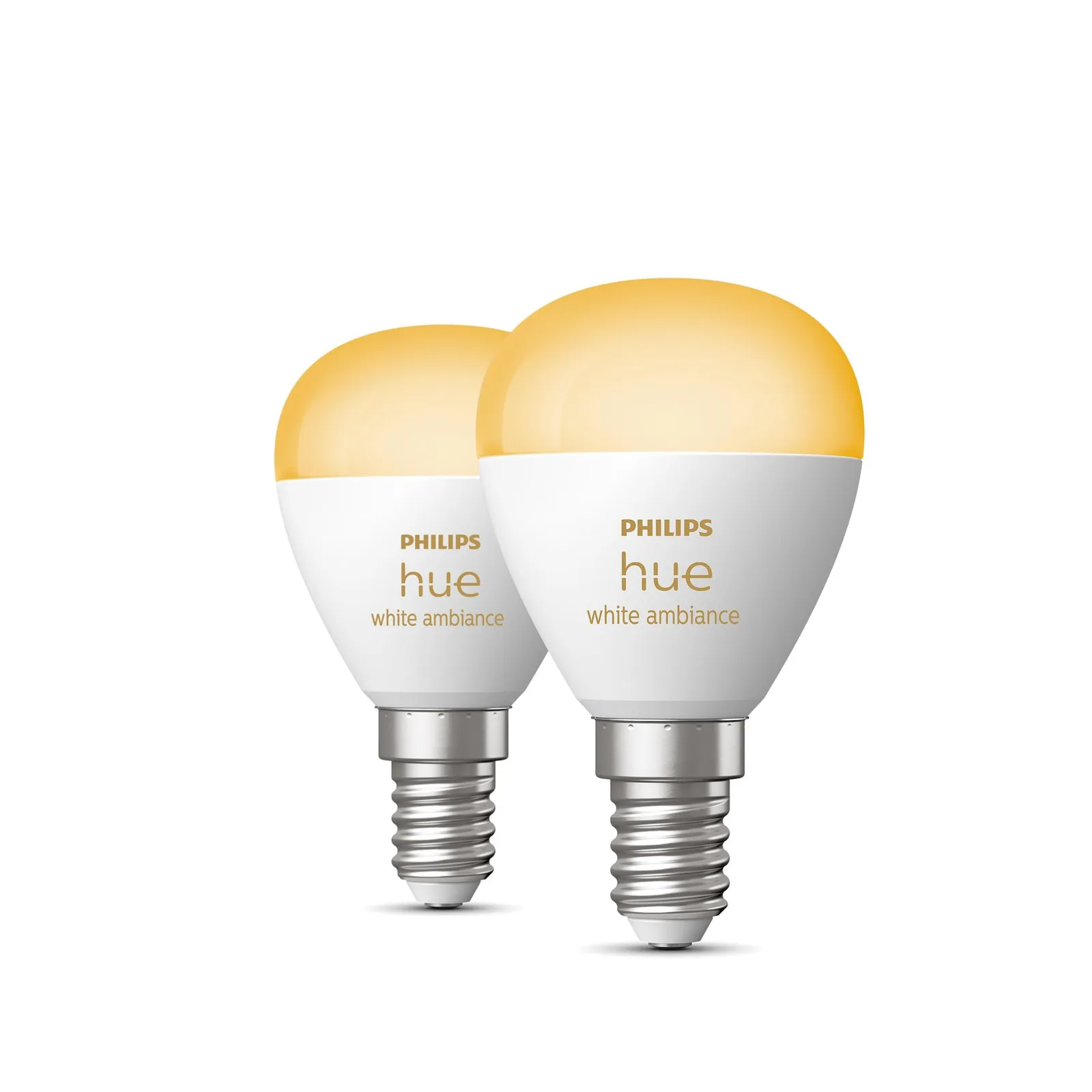 230612141830400301900084Y Philips Hue White Ambiance E14 Kugel 470lm, 2er Pack - Slika 1