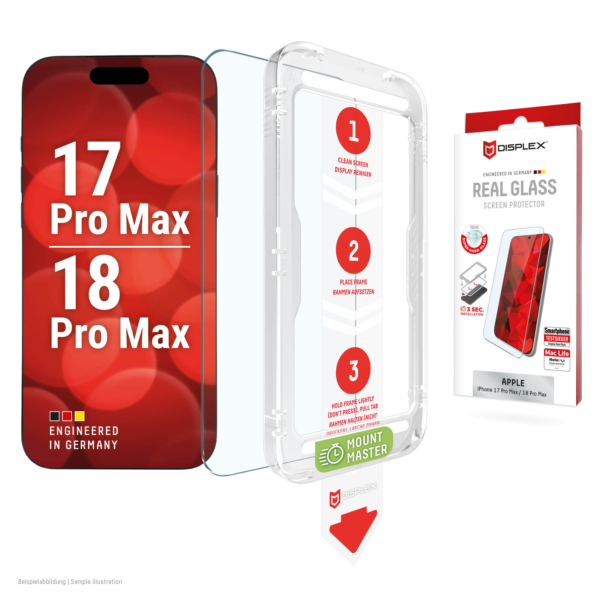 423369 DISPLEX Schutzglas für Apple iPhone 18 Pro Max/17 Pro Max - Slika 1
