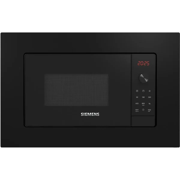 Siemens iQ300 BE623LMB3 Einbau-Mikrowelle Schwarz, Edelstahl