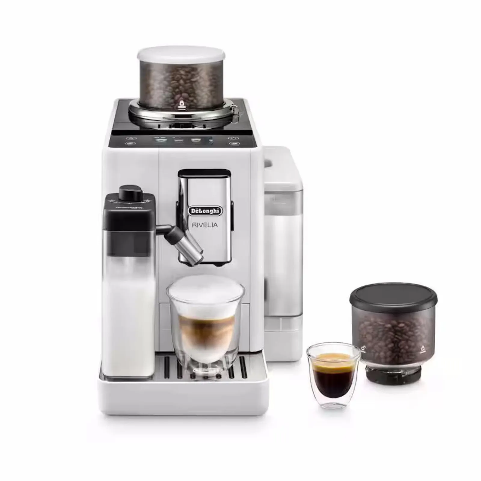 PI_686947477 DeLonghi Rivelia EXAM440.55.W Kaffeevollautomat weiß - Slika 1