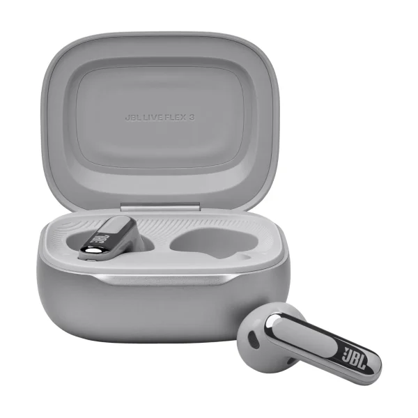 JBL LIVE Flex 3 True-Wireless In-Ear Bluetooth Kopfhörer silber Noise Cancelling