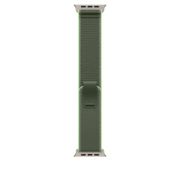 Apple 49 mm Trail Loop Green/ Neon - M/L - Titan Natur