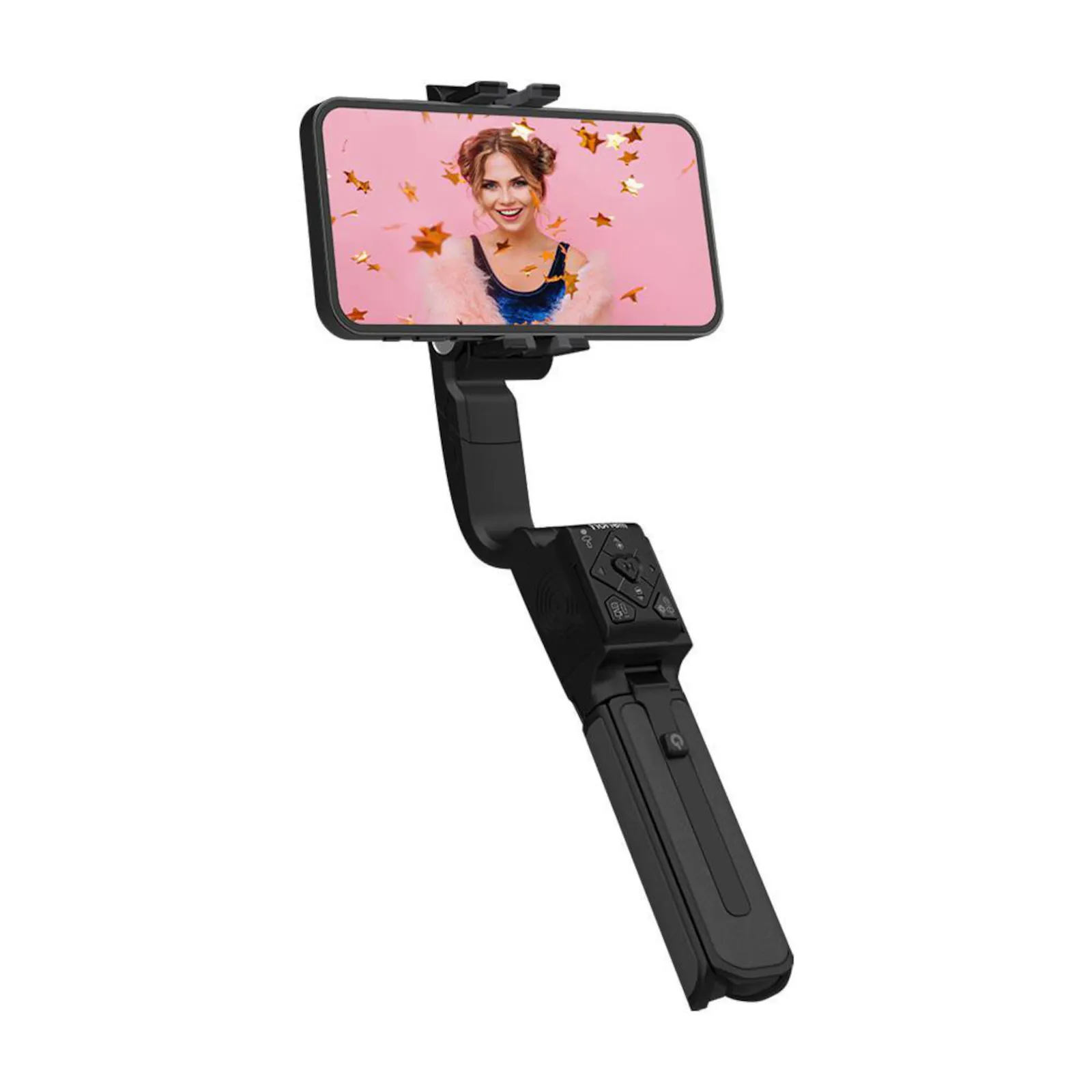 PI_773465614 Hohem iSteady Q 4-in-1 Selfie Stick Schwarz mit 360 Grad - Rotation & Fernbedienung - Slika 1