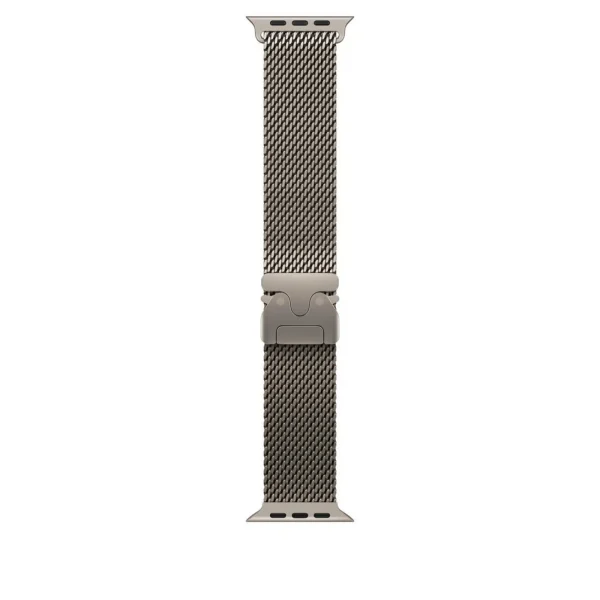 Apple 49mm Milanaise Armband Titan Natur - Large