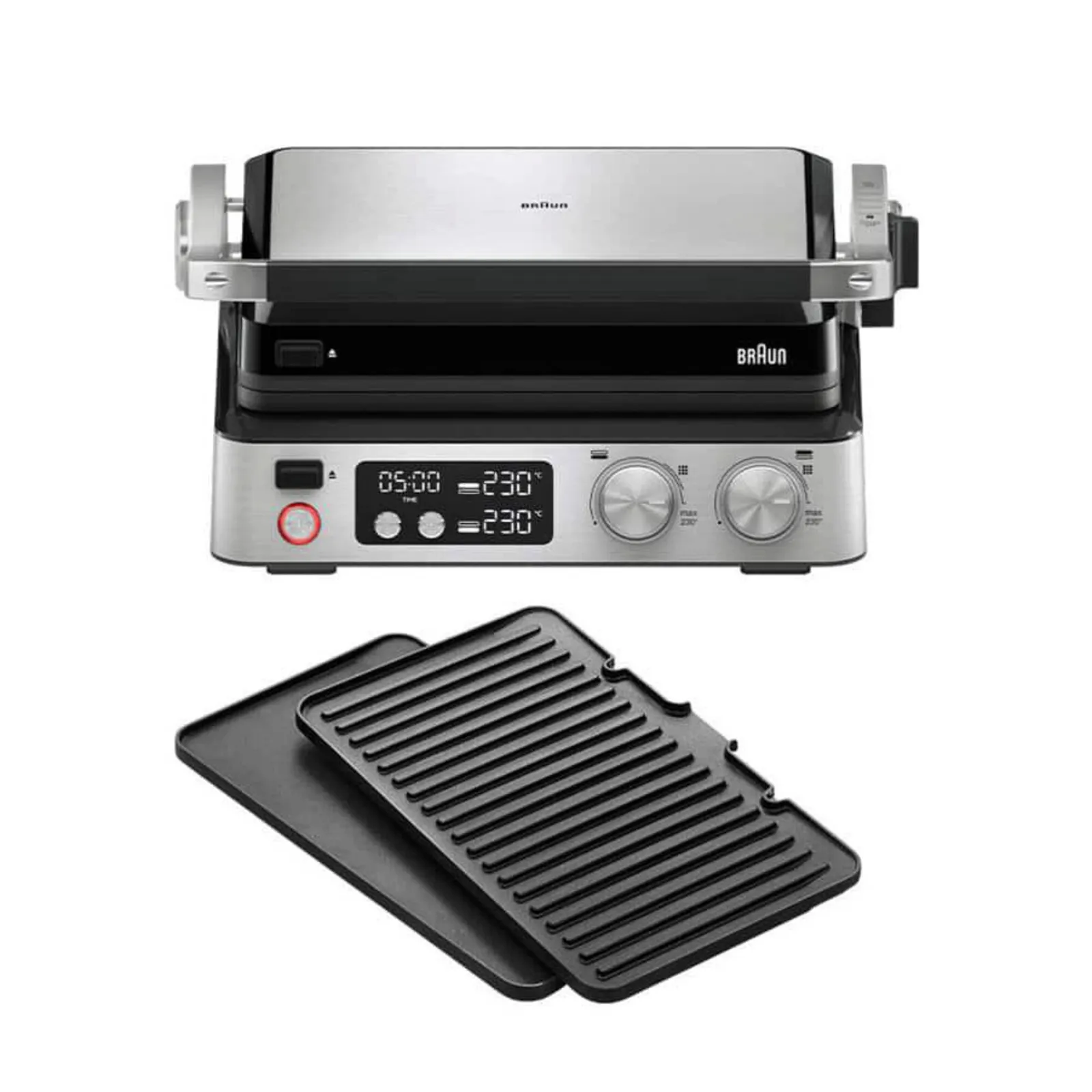 PI_774707574 Braun MultiGrill 7 Kontaktgrill CG 7040 schwarz - Slika 1