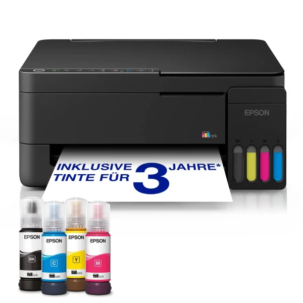 EPSON EcoTank ET-2912 Multifunktionsdrucker Scanner Kopierer WLAN 20€ Cashback