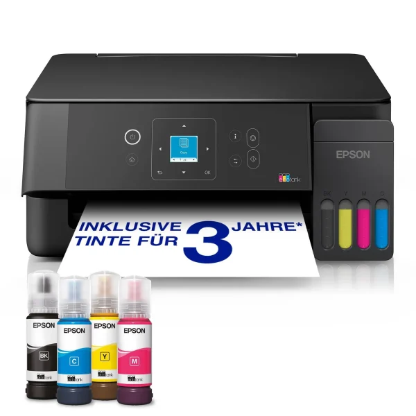EPSON EcoTank ET-2920 Multifunktionsdrucker Scanner Kopierer WLAN 20€ Cashback