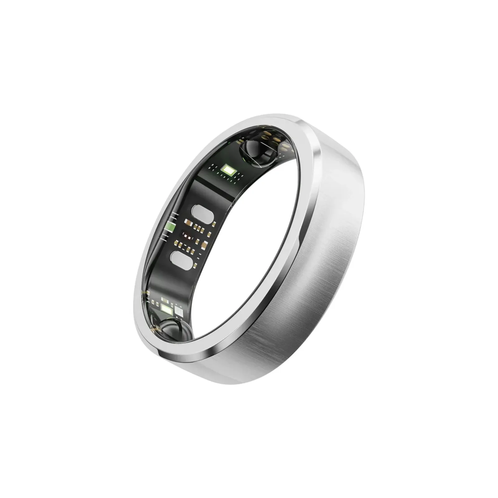 PI_781736627 RingConn Smart Ring Gen3 für Frauen und Männer - gebürstetes Silber Größe 11 - Slika 1