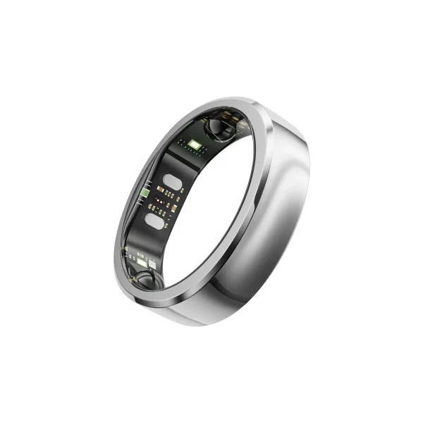 RingConn Smart Ring Gen3 für Frauen und Männer - poliertes Silber Größe 12