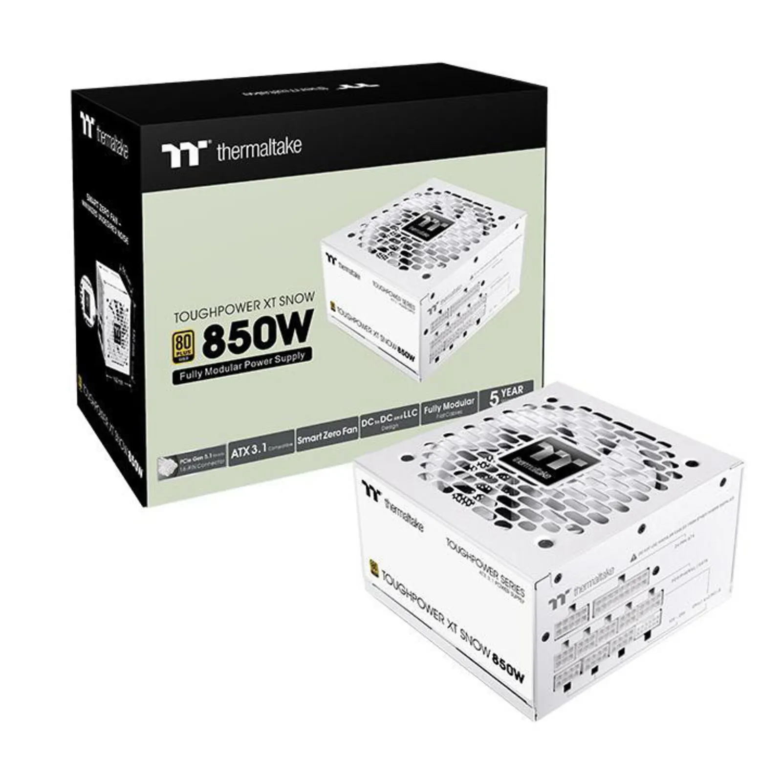 PI_782073014 Themaltake Toughpower XT Snow 850W 80Plus Gold ATX3.1 - Slika 1