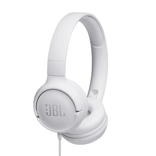 JBL TUNE 500 weiß - Kabelgebundener On-Ear-Kopfhörer Mikrofon