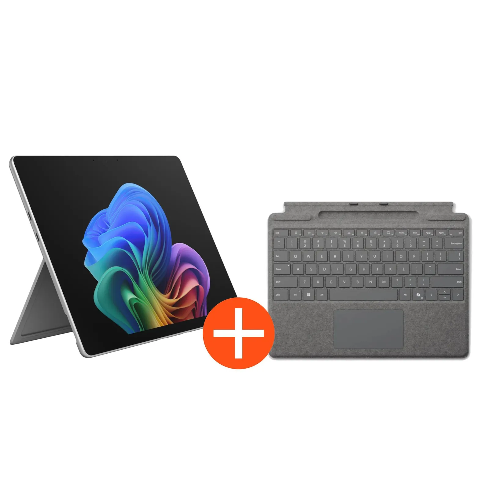 PI_783175749 Microsoft Surface Pro 13" (12. Edition) Touch Platin Snapdragon X2 Elite 16GB/1TB SSD Win11 EP2-65068 inkl. MS Pro Keyboard mit Stiftaufbewahrung platin - Slika 1