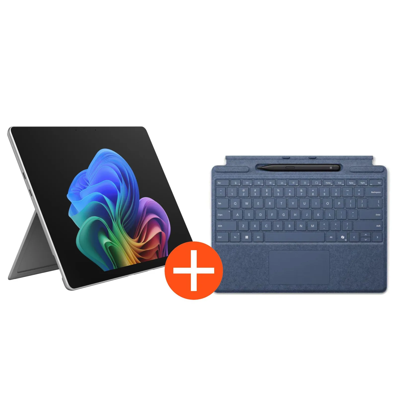 PI_783179282 Microsoft Surface Pro 13" (12. Edition) Touch Platin Snapdragon X2 Elite 16GB/1TB SSD Win11 EP2-65068 inkl. MS Pro Keyboard mit Slim Pen saphir - Slika 1