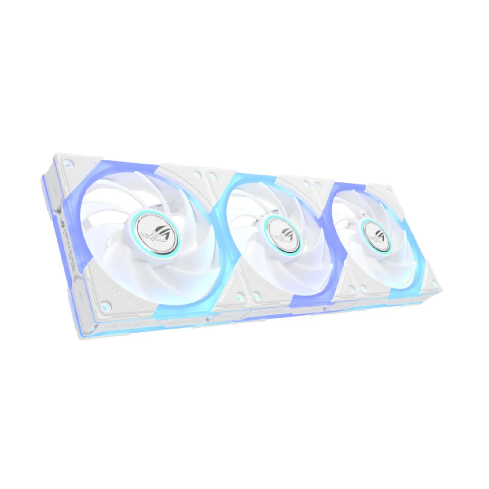PI_783997744 ASUS ROG Eurux GR120 ARGB Fan White Edition, 120mm, Triple-Pack - Slika 1