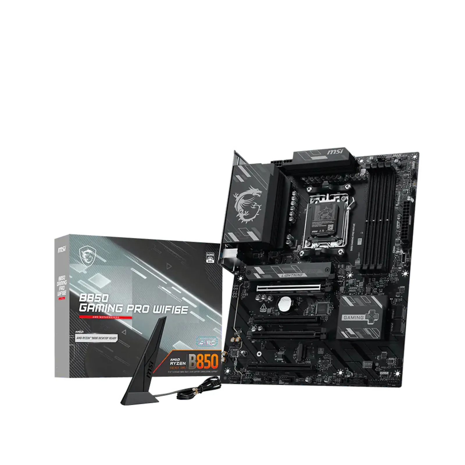 PI_787292742 MSI B850 GAMING PRO WIFI6E Mainboard AM5 M.2/WIFI6E/BT/HDMI/DP/USB-C - Slika 1