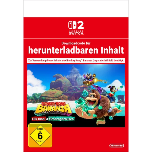 Donkey Kong Bananza: DK Island & Emerald Rush - Digitaler Code