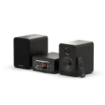 Pure Classic Stereo Mini Stereoanlage DAB+/FM, Bluetooth, CD, USB braun/Walnuss - Slika 4